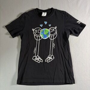 Adidas Originals Andre Saraiva Graphic T-Shirt Mens Black Earth Day Tee HL9238